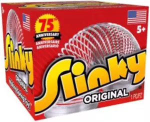 Slinky Classic PDQ Walking Metal Spring Toy - Picture 1 of 12
