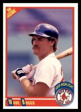 1990 Score #704 Wade Boggs Boston Red Sox