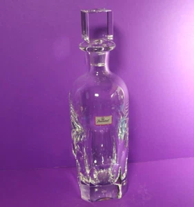 SENZA TEMPO BACCARAT PLUTON CRISTALLO WHISKY CORDIAL DECANTER TAPPO QUADRATO - Foto 1 di 12