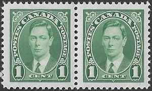 🍁Canada    #231 Pair    "King George VI"   Brand New 1937 Mufti Issue    (B) - Picture 1 of 2