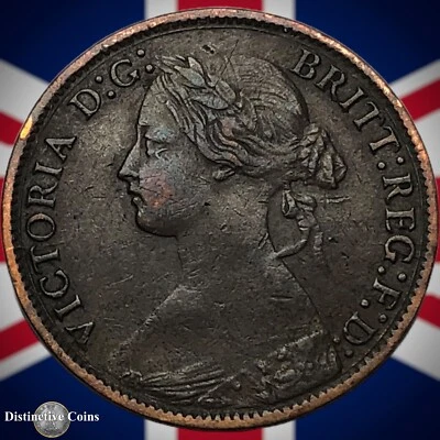 Great Britain 1868 Farthing 1/4d GB3615 - Image 1 of 2