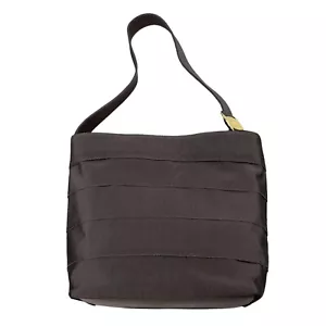 Bolso de Mano Salvatore Ferragamo Cinta de Grosgrain en Niveles Mediano, AU-214242, Marrón - Imagen 1 de 12