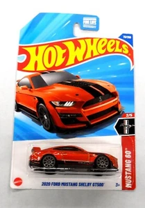 HOT WHEELS FORD MUSTANG GTD & 2020 FORD MUSTANG SHELBY GT 500 - Picture 1 of 3