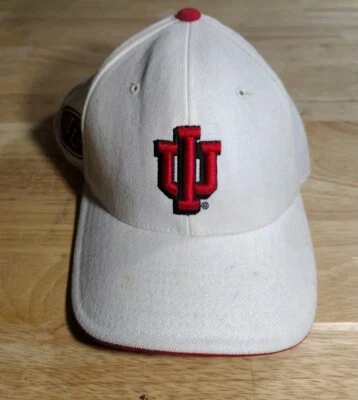 Indiana Hoosiers Gorra de Béisbol Gorra Coliseo 20% Lana IU Universidad Ajustable  Foto 1 de 4