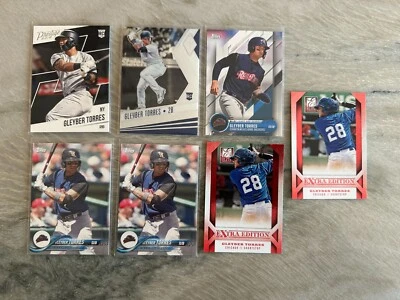 7X GLEYBER TORRES 2013-2018 PROSPECT ROOKIE RC LOT ELITE TOPPS PRO DEBUT PHOENIX - Image 1 of 2