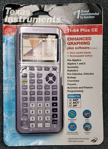 New TI-84 Plus CE Color Graphing Calculator, Infinitely Iris - Bild 1 von 2