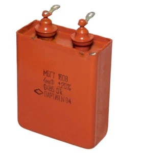 Capacitor 4uF 160V hermetic oil MBGT CCCP NOS [R2] - Zdjęcie 1 z 7