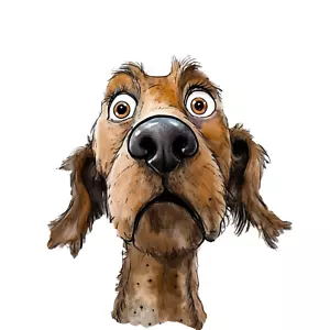 Lustiger Hunde Auto Aufkleber Hunde Sticker - Bild 1 von 1