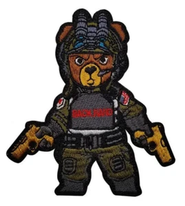 Bear Gun Back Hand Tactical Soldier Patch Hook Loop 3.5" - Picture 1 of 2