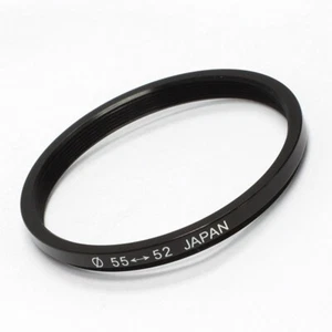 55mm to 52mm Step-Down Lens Filter Ring Adapter - Picture 1 of 9