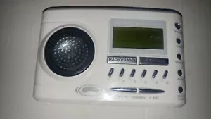 Sharper Image Travel Soother 20 Radio Ipod Clock Si721 White Input for Ipod Mp3 - Picture 1 of 2