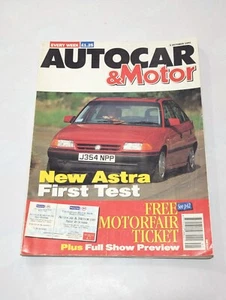 AUTOCAR Vintage Car Magazine - Vauxhall Astra - Oct 1991 - Picture 1 of 5
