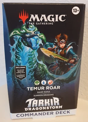 MTG Tarkir: Dragonstorm Commander Deck ~ Temur Roar ~ Sealed! - Image 1 of 3