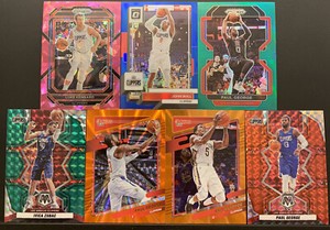 Los Angeles Clippers 7 Card Colored Lot Paul George John Wall /49 NBA Basketball