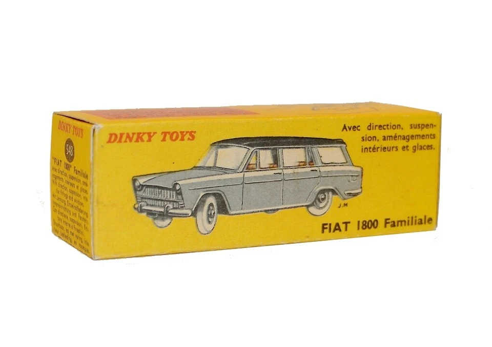 Dinky Toys boîte repro 548 fiat 1800 familiale