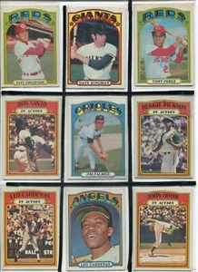 *D1 - 1972 Topps 22 card lot: Perez, Killebrew, Concepcion, Jackson, Palmer,etc. - Picture 1 of 6