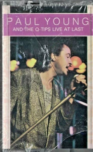 PAUL YOUNG AND THE Q-TIPS Live At Last CASSETTE Tape UK MINT - Imagen 1 de 1