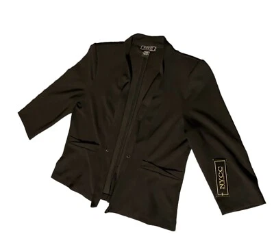 women blazer 3/4 Sleeve Blazer Cardigan Jacket Size (L) Work Business Casual - Image 1 of 3