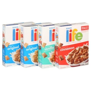 New Quaker Life Breakfast Crunchy Cereal, Variety Pack, 13 Ounce (Pack of 4) - Picture 1 of 6