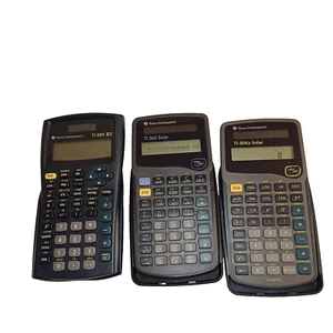 Juego de 3 calculadoras solares Texas Instruments TI-36x TI-30x IIS TI-30Xa - Imagen 1 de 8