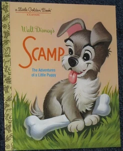 Disney's SCAMP The Adventures of a Little Puppy NEW Hardcover Little Golden Book - Imagen 1 de 1