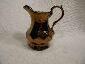 Vintage Wade(?) Keramik Kupfer Glanz Lustreware kleiner Krug ~ England - Bild 1 von 3