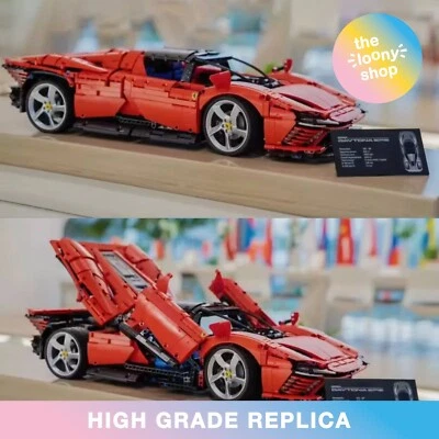 *New* 42143 Ferrari Daytona Red SP3 Building Blocks MOC Technic 3778pcs - Image 1 of 4