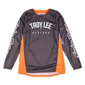 Troy Lee Designs GP Pro Motocross Jersey Boltz Dark Grey/Neon Orange XL - Picture 1 of 4