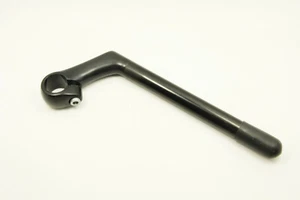 Vástago de pluma para bicicleta 22,2 x 220 mm abrazadera 25,4 mm aluminio hierro negro - Imagen 1 de 5