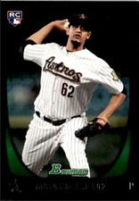 2011 SP Authentic Baseball Card Aneury Rodriguez Rookie Houston Astros #74