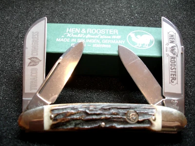 HEN & ROOSTER SOLINGEN ALEMANIA CIERVO TABACO CONGRESO 224DS EN CAJA DESCONTINUADO Foto 1 de 4