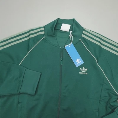 Chaqueta de Pista Adidas Adicolor Classics SST Para Hombre Talla L Estilo de Vida Verde JC9922 Foto 1 de 4
