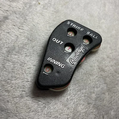 De colección Rawlings Árbitro Puntuación Contador Bola Strike Out Inning Manual Plástico Foto 1 de 4