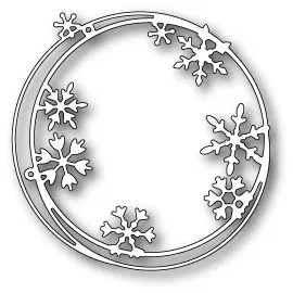 Fustelle Big Shot Sizzix Memory Box Snowflake Ring - Bild 1 von 1