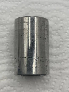Vintage Craftsman USA 1/2 Drive 11/16in. 6pt Shallow Socket 44058 -G- - Picture 1 of 5