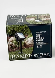 Hampton Bay  Black Outdoor Integrated LED Landscape Flood Light 757-124 - Picture 1 of 5