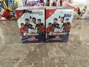 2022 Topps Chrome MLS Soccer Blaster Box - Lot of 2 - Picture 1 of 4