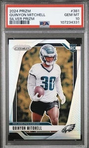 Panini Prism 381 Quinyon Mitchell (RC) 2024 plateado - Imagen 1 de 2
