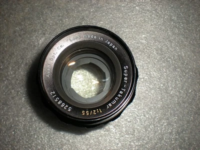 BLADES GET STUCK Asahi Pentax Super Takumar 55mm F2 1:2 Prime Lens M42 Mount - Image 1 of 4