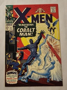 The X-Men #31-Marvel Comics April 1967-1st Appearance of the Cobalt Man Nice!! - Picture 1 of 23