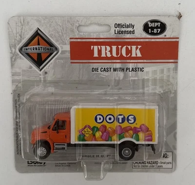 HO Scale Boley Dept. 1-87 #4102-00 International Box Truck Dots Candies New - Image 1 of 4