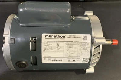 MARATHON LEESON 5KC37FN65HX Motor 1/3HP 3450rpm 1PH 56J 115/208-230V NEW - Image 1 of 4