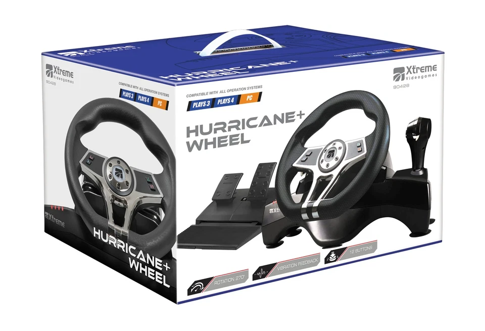 XTREME PS4 HURRICANE WHEEL VOLANTE - Immagine 1 di 1