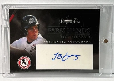 2007 TRISTAR Prospects Plus - Todd Frazier Farm Hands Reds Autograph Auto (B) - Image 1 of 2