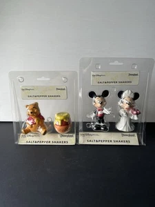 Disneyland Resort Salz & Pfefferstreuer Set Mickey Mouse Minnie Mouse Winnie - Bild 1 von 5