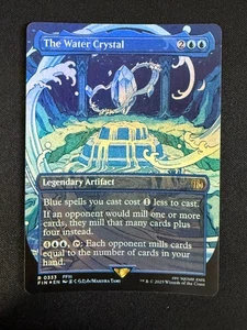 Der Wasserkristall (RANDLOSE FOLIE) Final Fantasy - Magic the Gathering - Bild 1 von 2