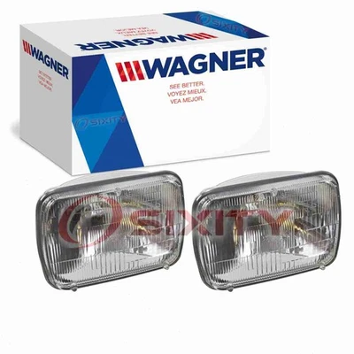 2 bombillas de faros Wagner de haz alto y bajo para Jeep Cherokee iq 1979-2001 Foto 1 de 4