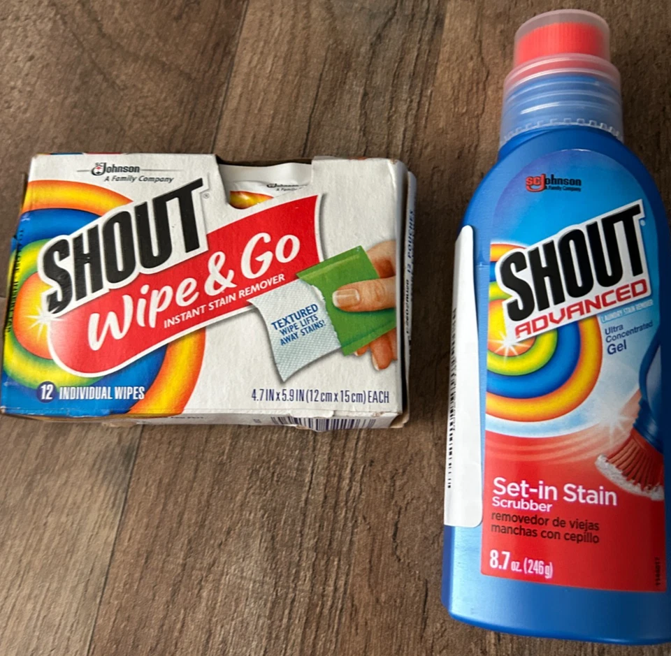 Shout Advanced Concentrated Gel Brush & Wipe & Go Instant Stain Remover Wipes - Image 1 of 1