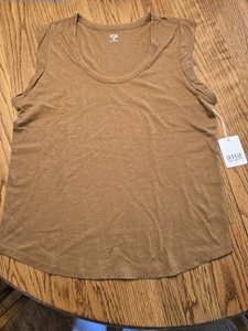 a.n.a. Ärmelloses Damen-Tanktop royalbraun U-Ausschnitt Größe M neu mit Etikett - Bild 1 von 5