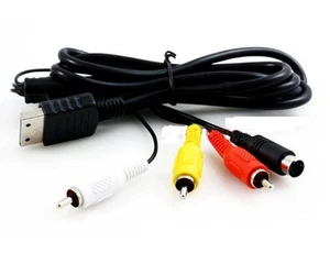 6 ft AV TV S-Video SAV CABLE for SEGA DREAMCAST dream cast dc CONSOLE - Picture 1 of 1